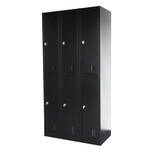 Lockerkast Grijs - 60x185 cm - 4 lockers