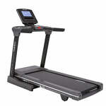 elektrische loopband 1-12 km/u LED-display opvouwbare hometrainer fitnessapparaat 120 kg zwart