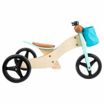Small Foot - houten driewieler en loopfiets 2in1 maxi roze