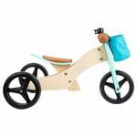 Small Foot - houten driewieler en loopfiets 2in1 maxi roze