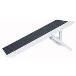 TRIXIE LOOPPLANK TELESCOPISCH TOT 90 KG ZWART / GRIJS 78-175X40 CM