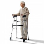 VEVOR looprek wandelstok wandelstok 790-965mm in hoogte verstelbaar 204kg aluminium