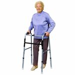Opvouwbaar looprek luxe | In hoogte verstelbaar van 78 - 96 cm | Max. gebruikersgewicht 120 kg | Aluminium | Gewicht 2,4 kg | PR30180-SL | Able2