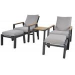 Sens-line aluminium loungeset Elba