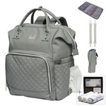 Mommy Bag Grote Luiertas Verzorgingstas | Weekendtas | Signature Canvas Zwart