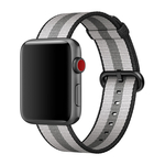 Apple origineel Woven Nylon Apple Watch 38mm / 40mm / 41mm Gray Stripe - MRH92ZM/A