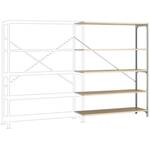 104135 Magazijnstelling basismodule 100 kg (b x h x d) 1500 x 1800 x 500 mm RVS RVS Metaal