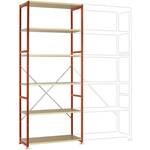 104183 Magazijnstelling uitbreidingsmodule 150 kg (b x h x d) 975 x 1800 x 600 mm RVS RVS Metaal