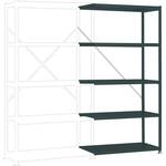 META Regalbau 74388 Magazijnstelling uitbreidingsmodule 100 kg (b x h x d) 756 x 2000 x 436 mm Staal Poedercoating Lichtgrijs Metaal