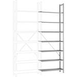 META Regalbau 2339 Magazijnstelling uitbreidingsmodule 100 kg (b x h x d) 1002 x 2000 x 504 mm Staal Verzinkt Verzinkt Metaal