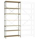ZC22605NSTB Magazijnstelling uitbreidingsmodule 110 kg (b x h x d) 1230 x 2000 x 610 mm Staal Poedercoating Hemelsblauw Metaal