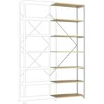 ZC21405NDTB Magazijnstelling basismodule 125 kg (b x h x d) 970 x 2000 x 410 mm Staal Poedercoating Hemelsblauw Metaal