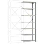 ZC252406NS Magazijnstelling uitbreidingsmodule 250 kg (b x h x d) 1216 x 2500 x 436 mm Staal Poedercoating Hemelsblauw Staalbuisbodem