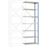 ZC21405ND Magazijnstelling basismodule 185 kg (b x h x d) 916 x 2000 x 436 mm Staal Poedercoating Hemelsblauw Staalbuisbodem