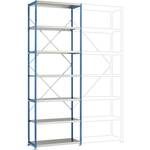 ZC252806ND Magazijnstelling basismodule 250 kg (b x h x d) 1266 x 2500 x 836 mm Staal Poedercoating Hemelsblauw Staalbuisbodem