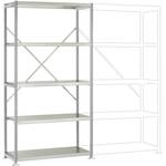 ZC252506NS Magazijnstelling uitbreidingsmodule 250 kg (b x h x d) 1216 x 2500 x 536 mm Staal Poedercoating Hemelsblauw Staalbuisbodem