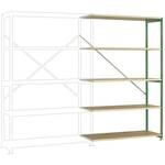 104144 Magazijnstelling basismodule 150 kg (b x h x d) 1200 x 1800 x 600 mm RVS RVS Metaal