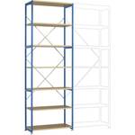 26024 Magazijnstelling basismodule 265 kg (b x h x d) 900 x 1800 x 600 mm Staal Verzinkt Verzinkt Hout
