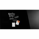 Magnetoplan Design 13409012 Glazen magneetbord (b x h) 1000 mm x 2000 mm Zwart