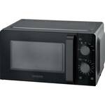Severin MW 7777 Magnetron RVS, Zwart (mat) 900 W Grillfunctie
