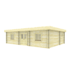 Mantelzorgwoning zorgchalet Cambridge 10,3x7,3m (70mm)