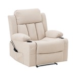 Verwarmde Massagestoel met Stahulp - 4 segmenten / 8 trilpunten - wit