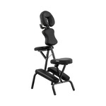 HOMCOM Massagestoel met verwarmingsfunctie, Wipfunctie, 8 vibratiepunten, zachte zitting met bekerhouder, tot 150 kg, 85x94x104 cm, Grijs| Aosom.nl
