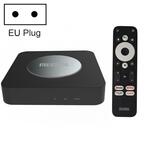 MECOOL KM2 Plus 4K Smart TV BOX Android 11.0 Mediaspeler met afstandsbediening Amlogic S905X2 Quad Core RAM: 2GB ROM: 16GB EU-stekker