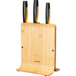 Eden Magnetic Knife Block EQB103 Magnetisch Messenblok, Bamboehout, Stalen Basis, 23 x 25 cm