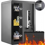 Basi 2018-0000-BLW mySafe 350 Kluis, Inbraakkluis Cijferslot, Sleutelslot