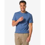 Denim jurk met knoopsluiting middenblauw