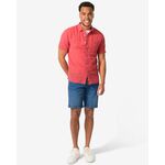 HEMA Heren T-shirt Middenblauw (middenblauw)