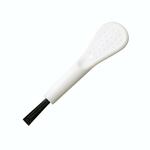 100 PCS ZX-008 Plastic Mini Brush Mobile Phone Screen Mosquito Killer Lamp Humidifier Keyboard Cleaning Brush(White Handle Black Hair)