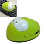 Draagbare schattige mini kever Desktop Keyboard Cleaner (groen)
