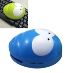 Draagbare schattige mini kever Desktop Keyboard Cleaner (blauw)