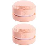2PCS Desktop Mini Stofzuiger Rubber Confetti Toetsenbordreiniger