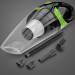 Draadloze auto stofzuiger handheld mini stofzuiger Super zuig NAT en droog dual use draagbare stofzuiger (transparant + groen)