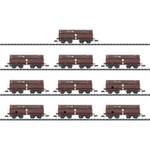 MiniTrix 18263 N set wagons zilver van de DB AG, MHI