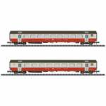 MiniTrix 18702 N 3-delige set containerwagens van de DB