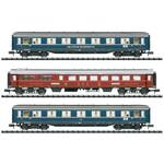 MiniTrix T18801 Schuifplanwagen Rils van de DB AG en de AAE/VTG, set van 3 stuks