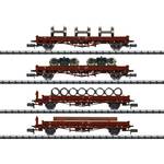 MiniTrix 15538 N set van 4 ketelwagens van de EVA/WACKER, MHI