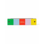Houten 16-holes Double-Row mond harmonica voor beginners kleur: Blue Giraffe