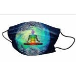 Mondkapje/Yogi Masker Mandala Lotus