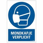Mondkapje/Yogi Masker Tree of Life Wit