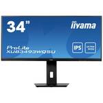 Iiyama PROLITE XUB3493WQSU-B5 LED-monitor Energielabel F (A - G) 86.4 cm (34 inch) 3440 x 1440 Pixel 21:9 4 ms HDMI, DisplayPort, USB-A 3.0, Hoofdtelefoon (3.5