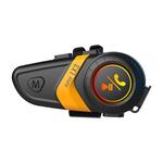 Motorhelm Bel Muziek Navigatie Bluetooth Headset Kleur: Geel (Hard Pipe Microfoon)
