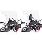 2 STUKS multifunctionele siliconen fiets mobiele telefoon houder motorfiets rijden navigatie vaste beugel (grijs)