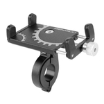 Universele 360 graden vrije rotatie ABS motorfiets beugel Mountain Bike navigatie beugel GPS/mobiele telefoonhouder voor 3.5-6 5-inch mobiele telefoon
