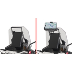 Fiets mobiele telefoon houder motorfiets elektrische auto navigatie mobiele telefoon houder stijl: achteruitkijkspiegels (Zwart)