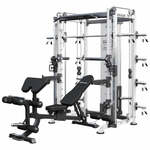 tectake - Krachtstation - fitness home gym met bankdrukmodule - 402757